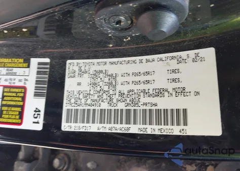 2021 Toyota Tacoma Trd Sport из США, поврежденный, VIN 3TMCZ5AN1MM404910